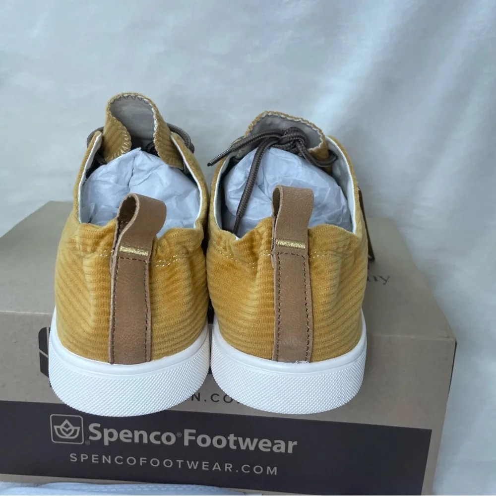 Spenco Santa Clara Cozy Shoes Mustard 11D US/ 41.5D‎ EU, F 636